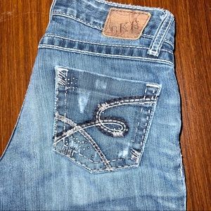 Women’s Buckle Brand BKE Stella Boot Cut Stretch Jeans Size 26x33.5